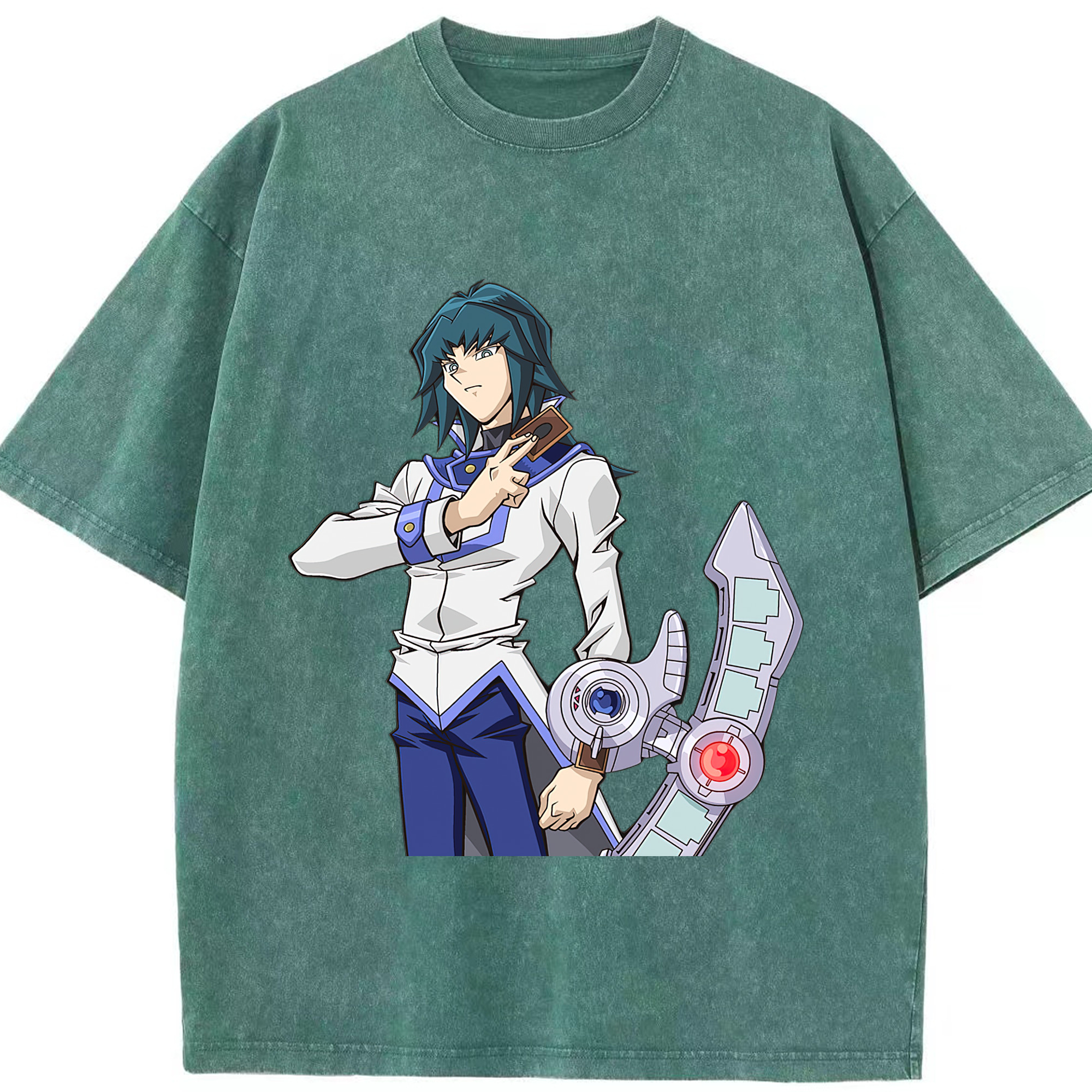 （画像用） 遊☆戯☆王 Yu-Gi-Oh! 綿100% ヴィンテージ風 半袖Tシャツ（フロントプリント）